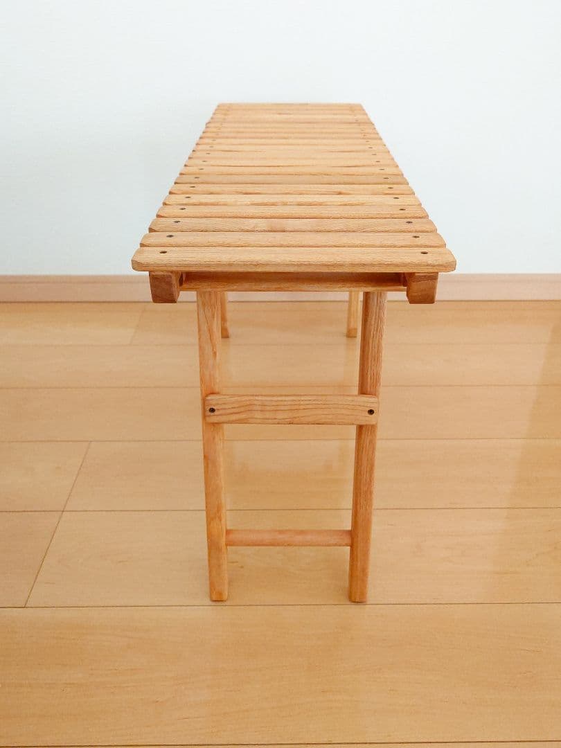 キャンプマニアプロダクツ　テーブル　キャンプ　アウトドア　折りたたみ　木製