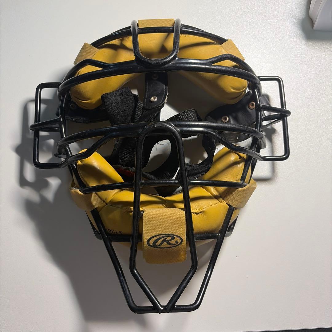 Rawlings キャッチャーマスク 黒/黄色
