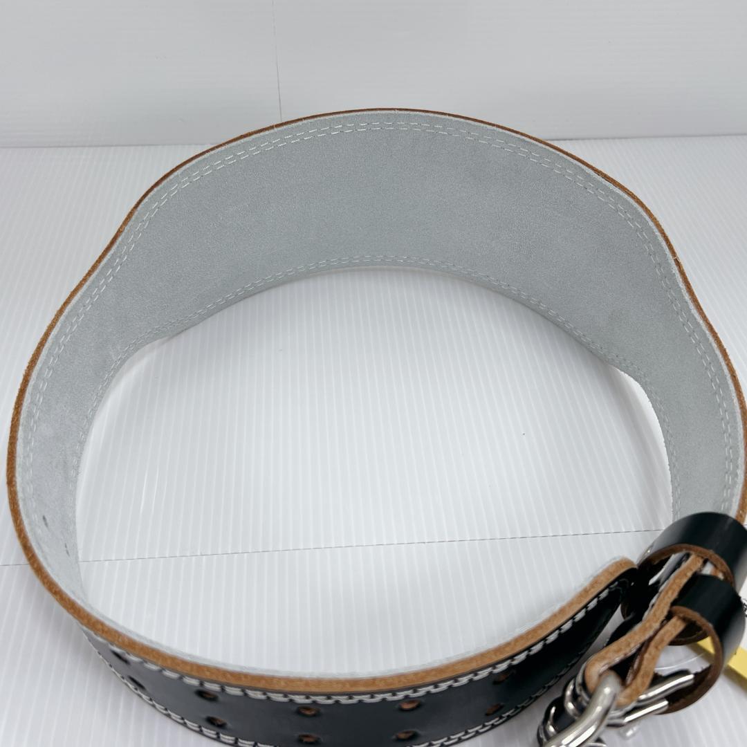 未使用✨タグ付き ゴールドジムEXレザーベルト G3322 ブラック