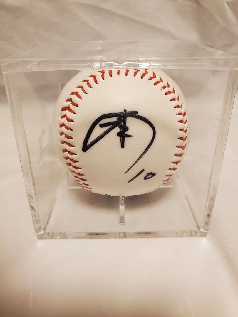 【シリアルNOレア！】森友哉　プロ初本塁打記念直筆サインボール　西武　オリックス