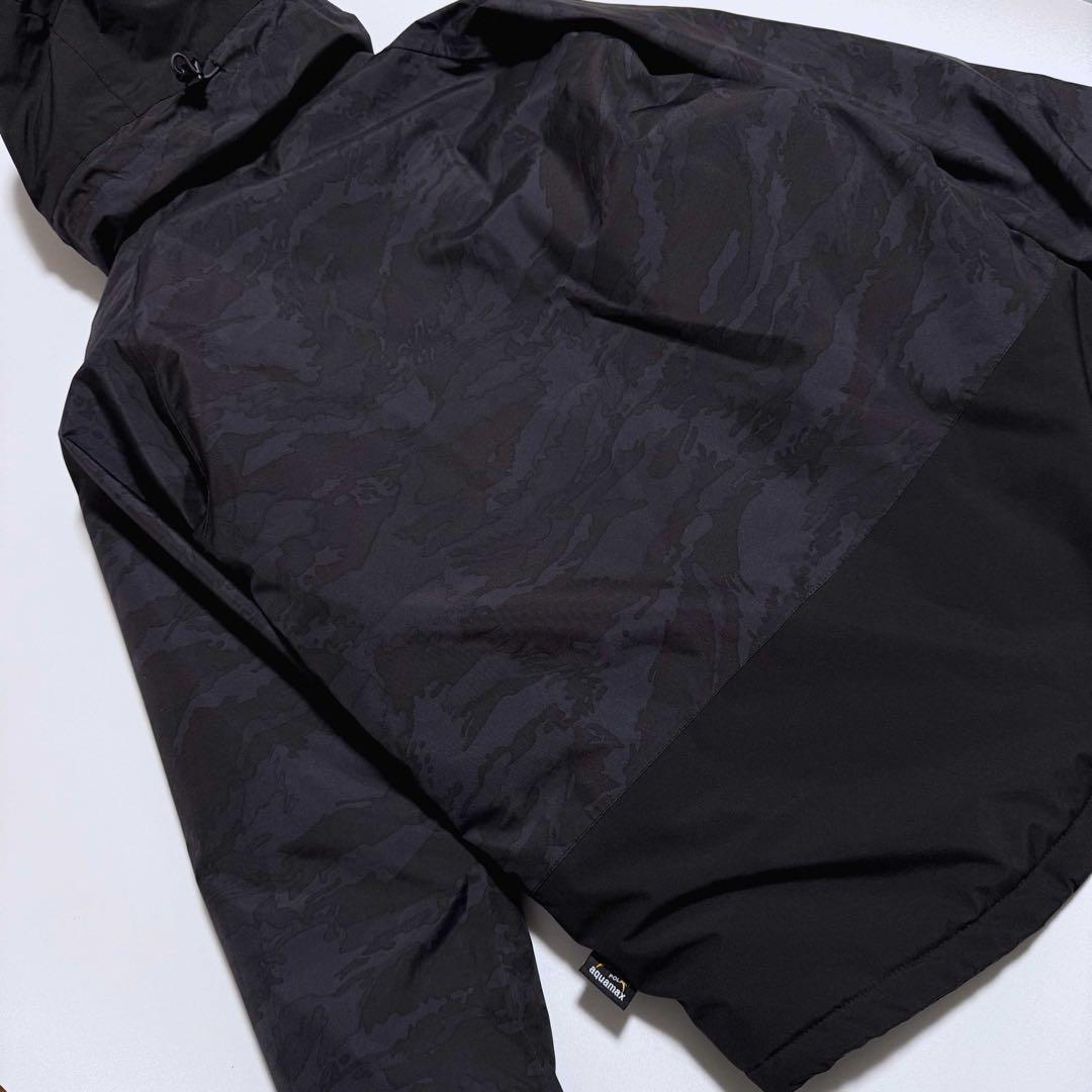 【美品】Rivalley カモ柄 ストレッチウォームスーツ セットアップ 釣り