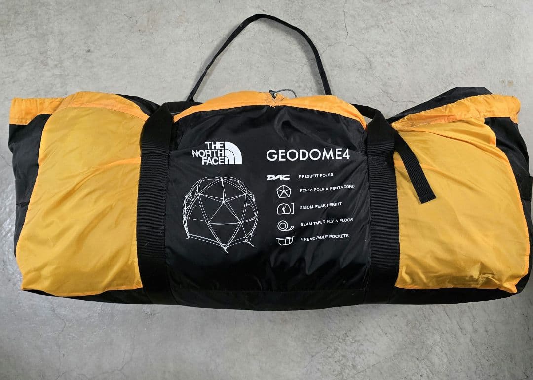 ノースフェイス　ジオドーム4 インフレマット　グラウンドシートセット　美品