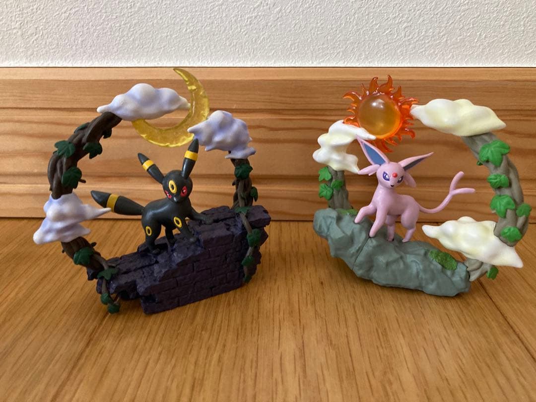 ポケモン　ブラッキー　エーフィ　フィギュア　キーホルダー　リーメント　一番くじ