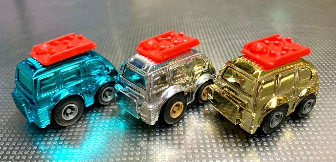 チョロQ A-28・ファーゴLS・金太郎商店・金・銀・青メッキ・3台セット・美品