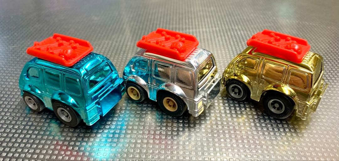 チョロQ A-28・ファーゴLS・金太郎商店・金・銀・青メッキ・3台セット・美品