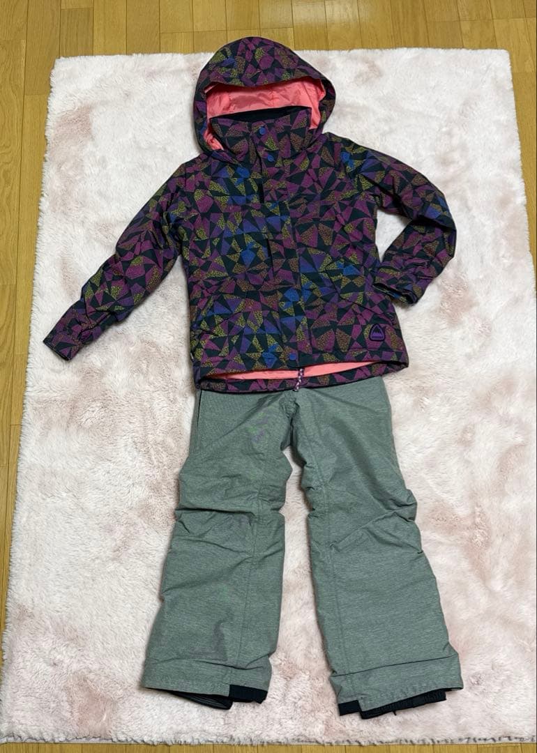 BURTON スキーウェア XS マルチカラー