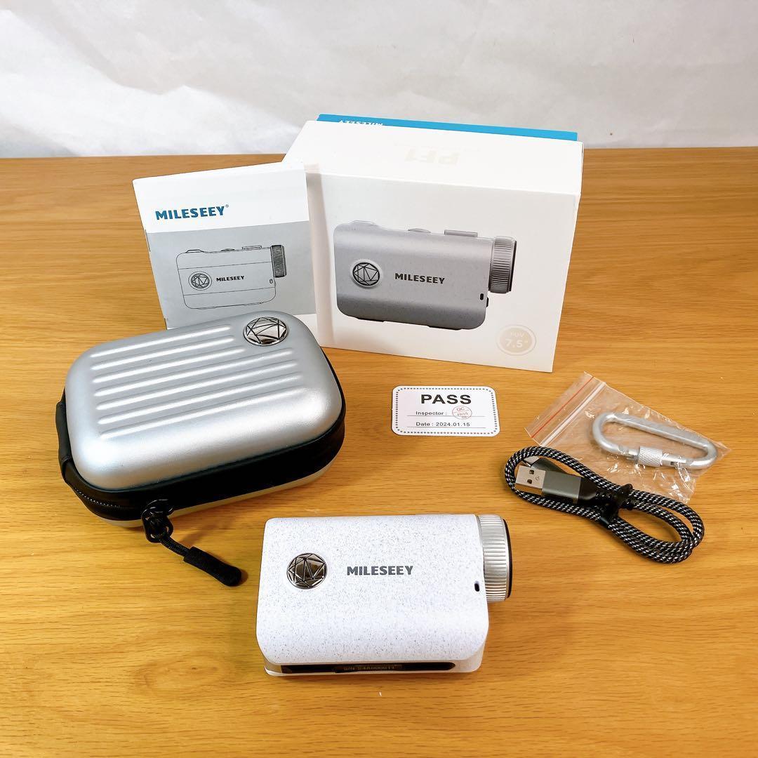美品】MILESEEY PF1 ゴルフ用レーザー距離計 ケース付 距離測定器