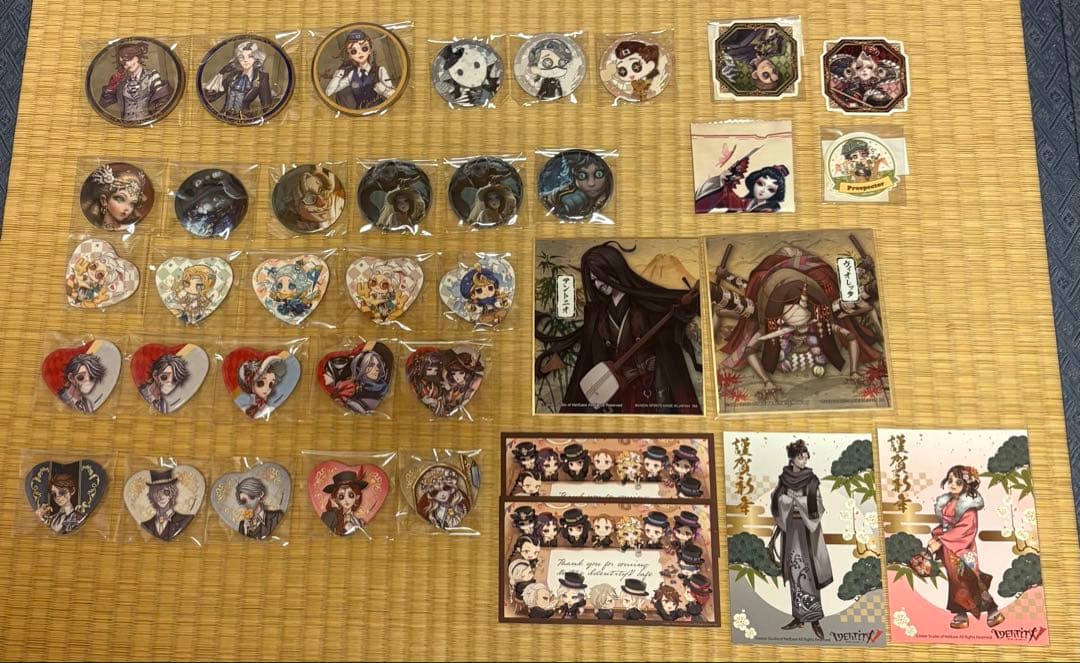 第五人格 スイパラ 缶バッジ ハート缶バッジ 色紙