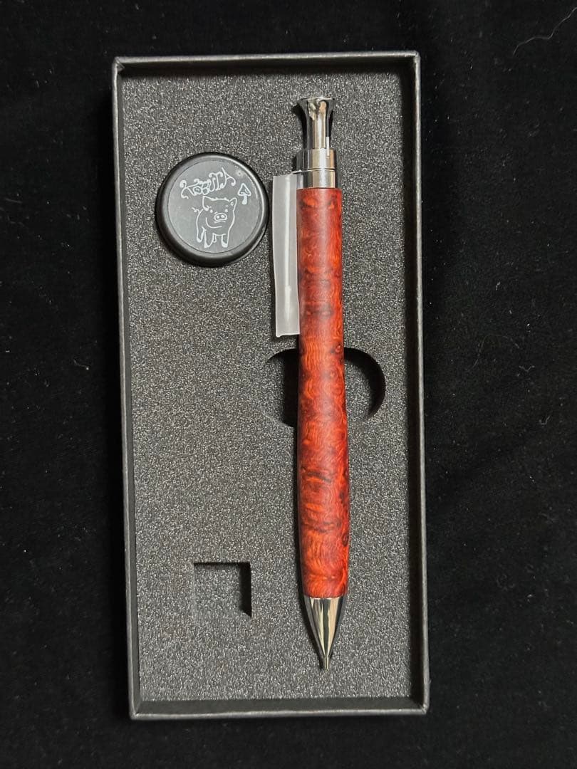 こぶた工房 シャープペンシル 極上花梨瘤0.5mm