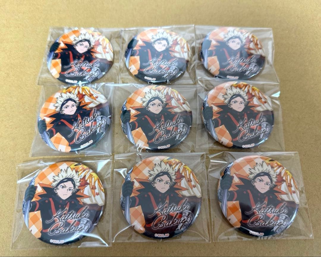 爆豪勝己 オープンスクール カップケーキ 缶バッジ