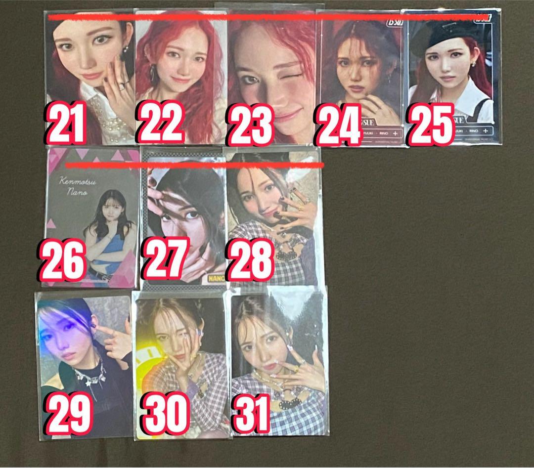 IS:SUE NANO YUUKI RIN RINO トレカ　生写真　ポスター