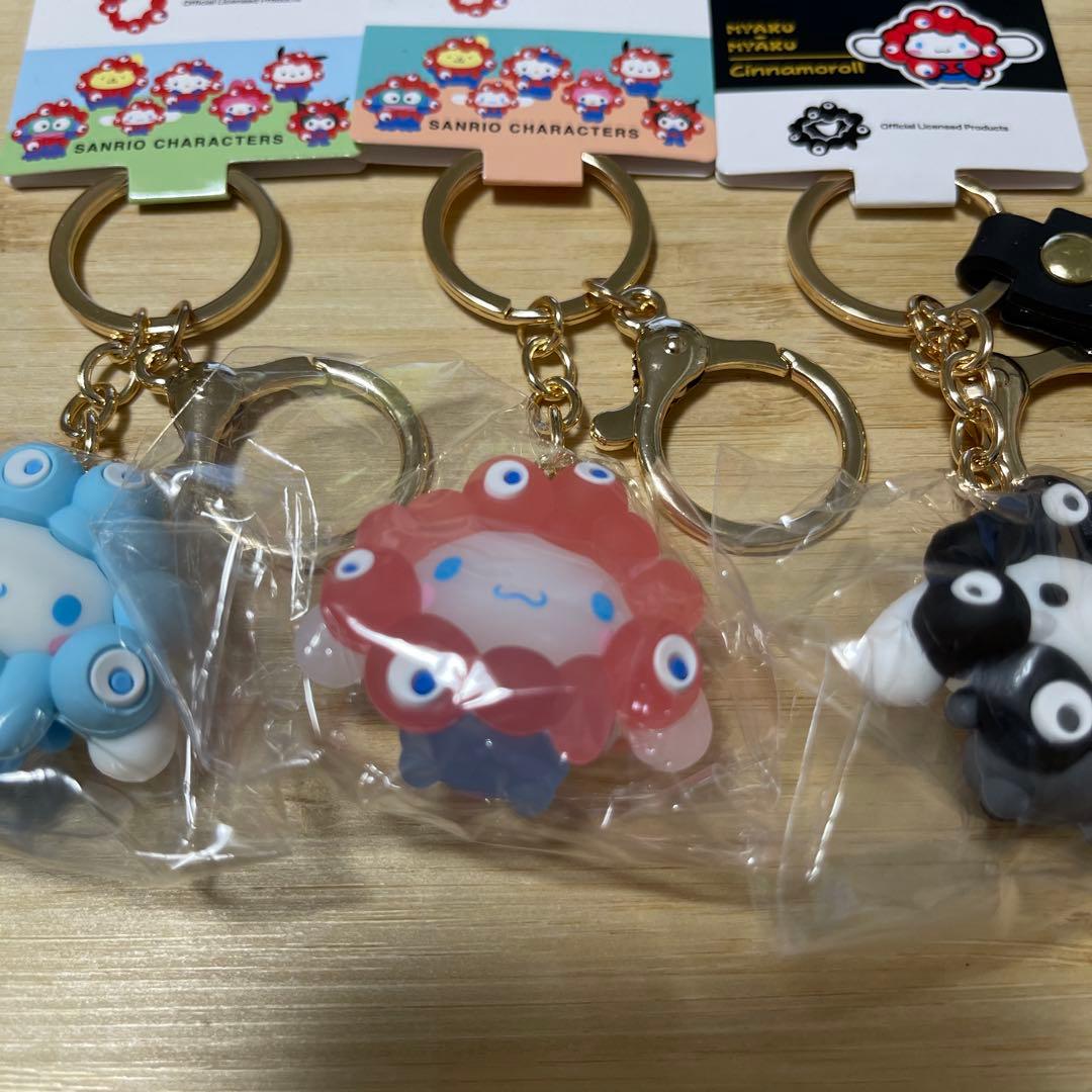 大阪関西万博2025サンリオシナモロールミャクミャクキーホルダー三点セット