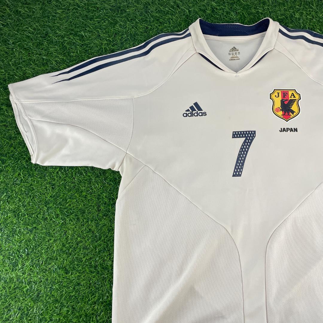 日本代表 2004 中田英寿 アウェイ 正規品 ユニフォーム アディダス XL