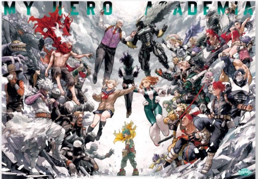 ヒロアカ　原画展　ポスター　3枚セット