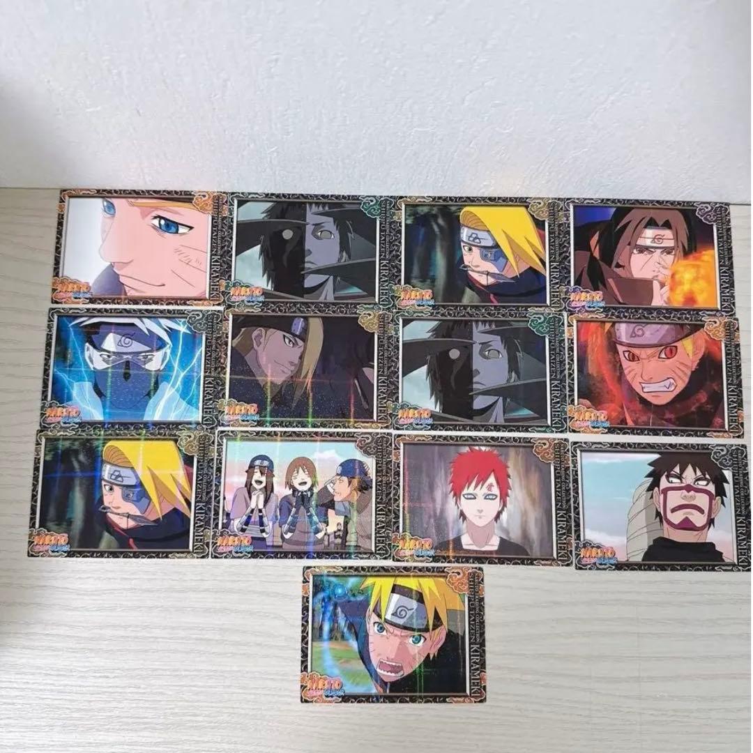 NARUTO うずまきナルト　疾風大全 カード キラ レア サスケ 我愛羅