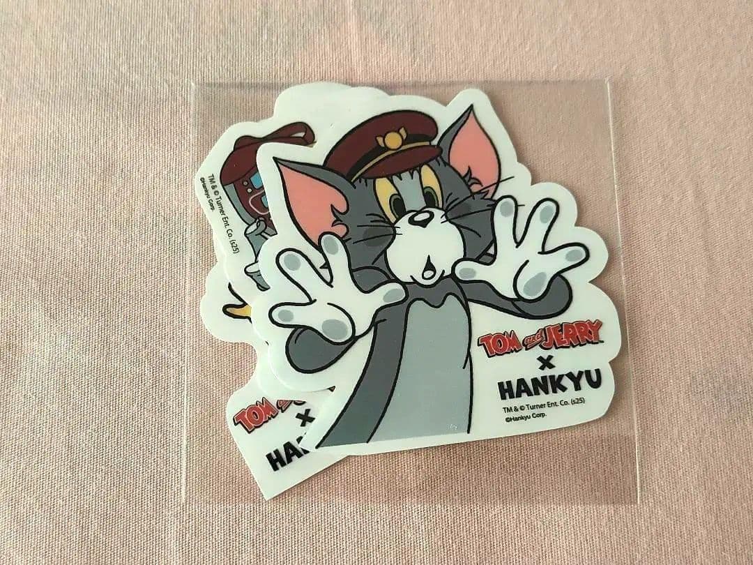 阪急電車 トムとジェリー ディスプレイモデル ミニチュアステッカー付