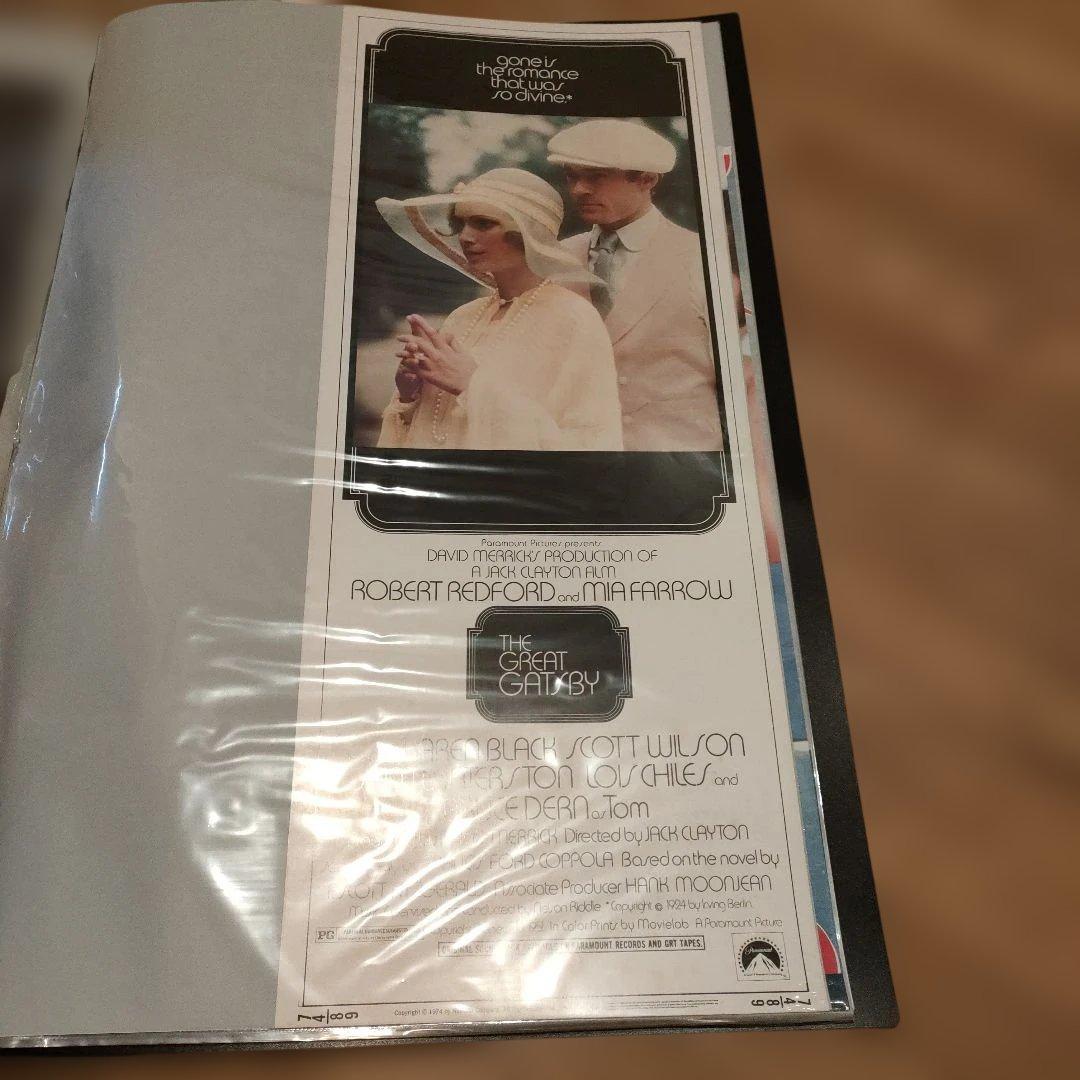 「華麗なるギャツビー」 1974年製USオリジナル版インサートサイズポスター