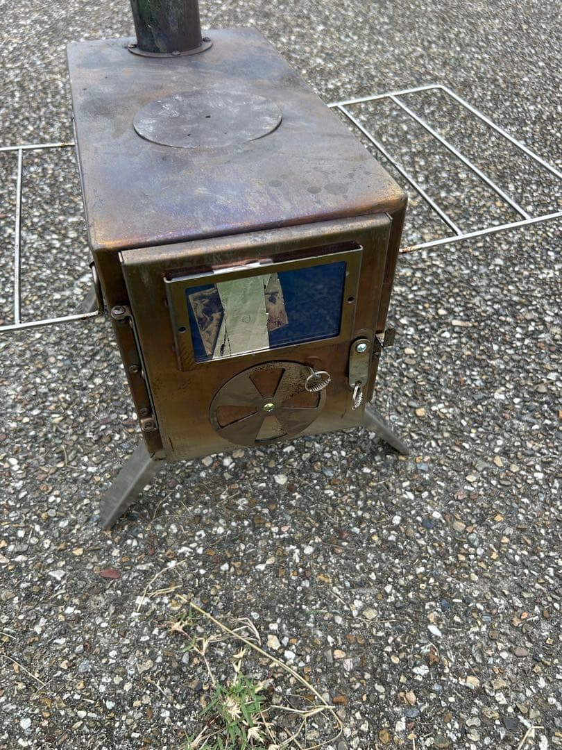 薪ストーブとテントセット