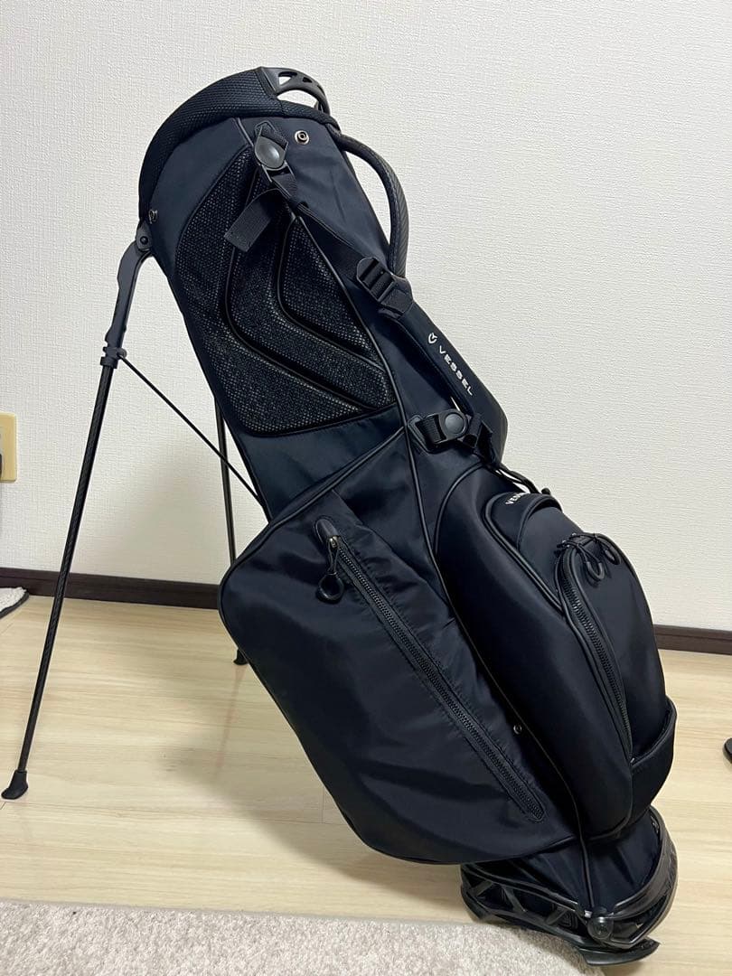 Vessel ブラック スタンドバッグ