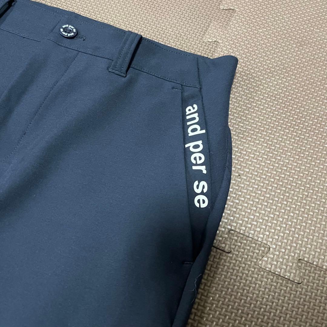 and per se アンパスィ　ストレッチ　テーパードパンツ　2025年モデル