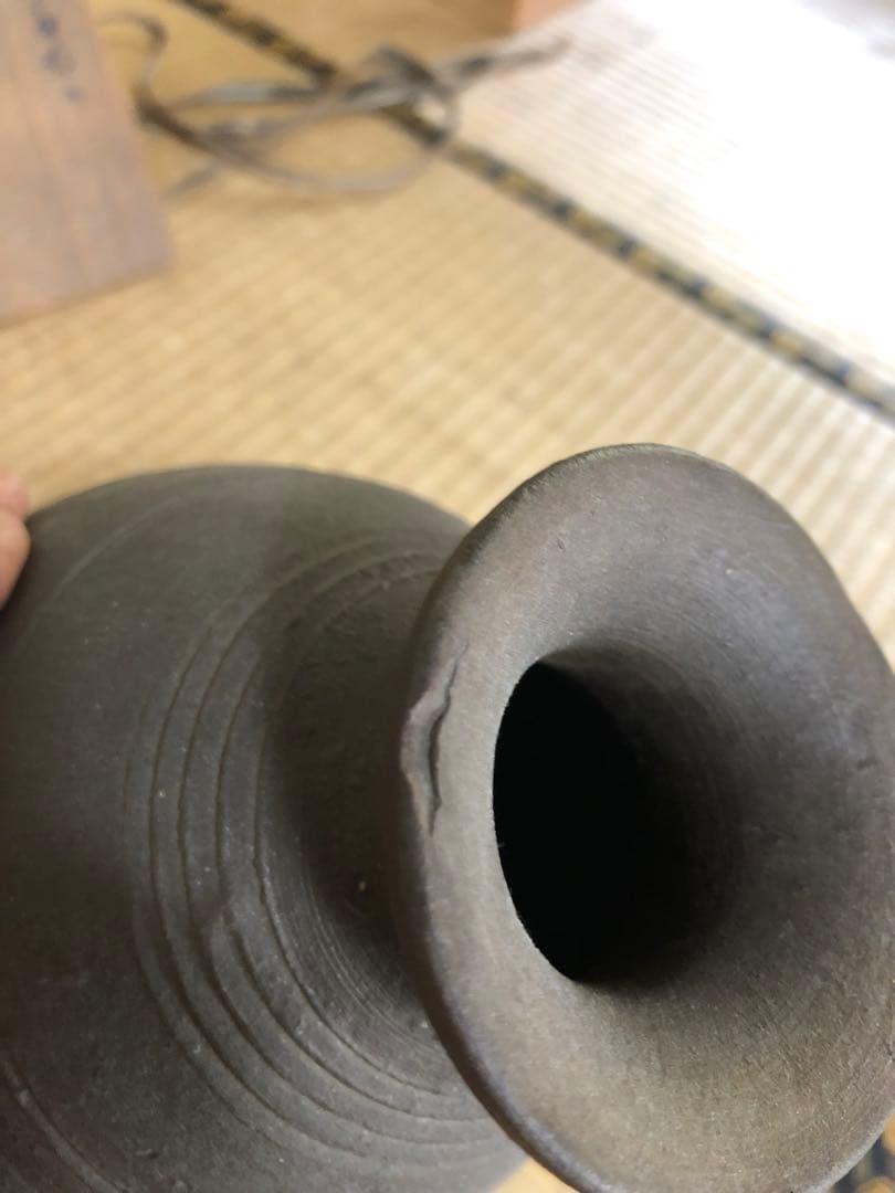 古い南蛮の壺 鬼の腕 骨董民芸茶道具花器