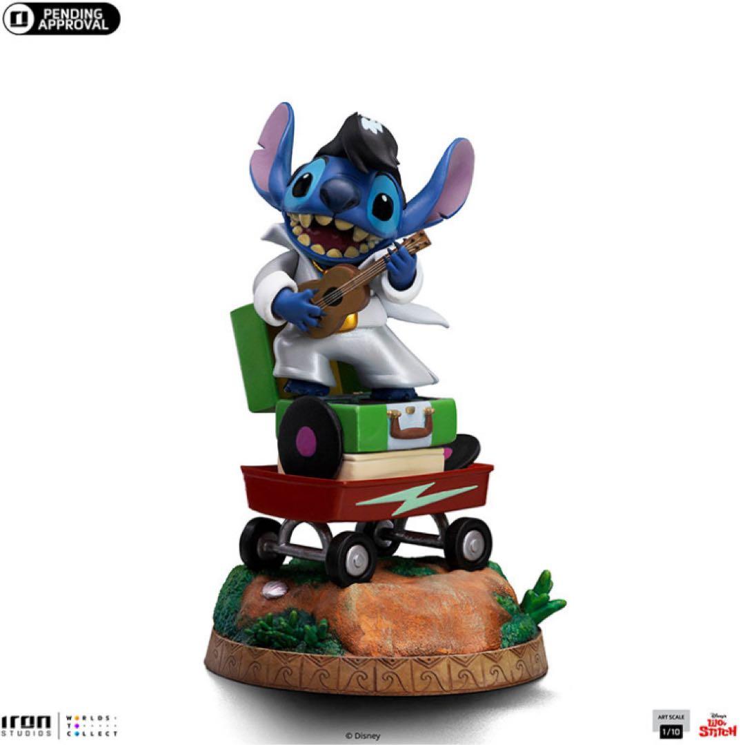 【アイアンスタジオスタチュー】　1/10スケール　スティッチ（エルヴィス）新品‼️