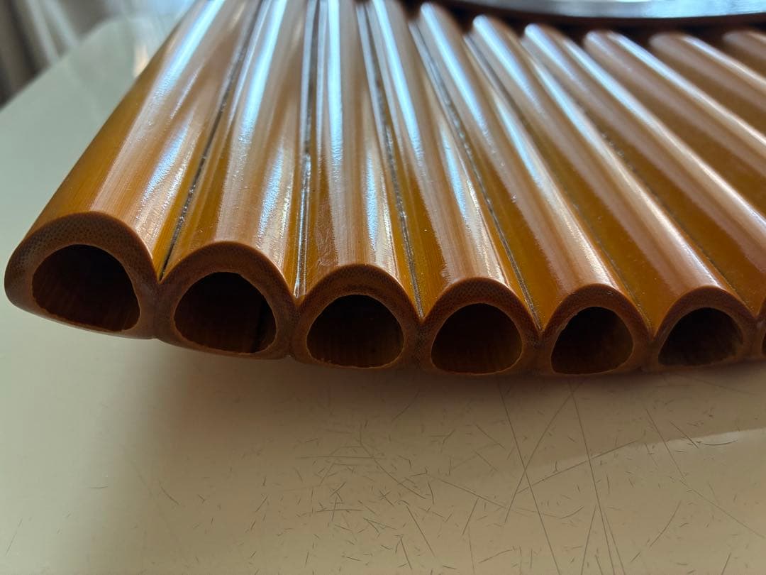 新品パンフルート　本格プロ用　ペルー調達 22菅