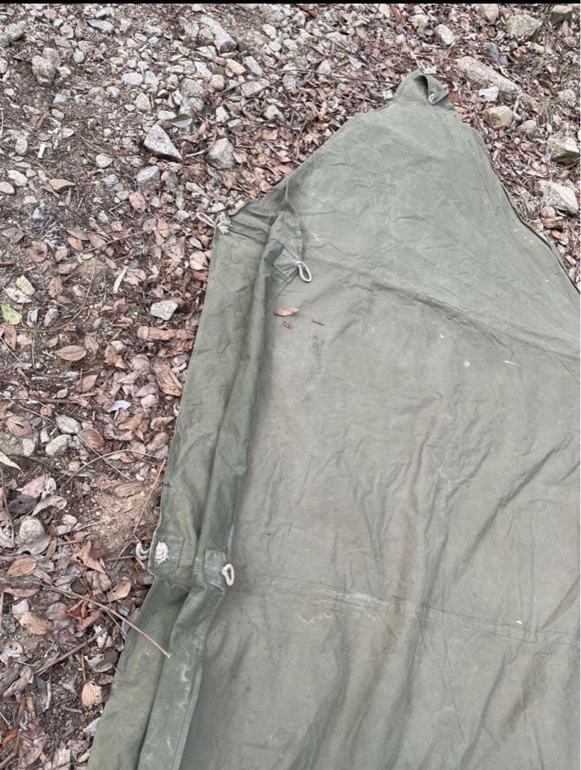 超激レア　40’s US シェルターハーフ　パップテント　軍幕　ビンテージ