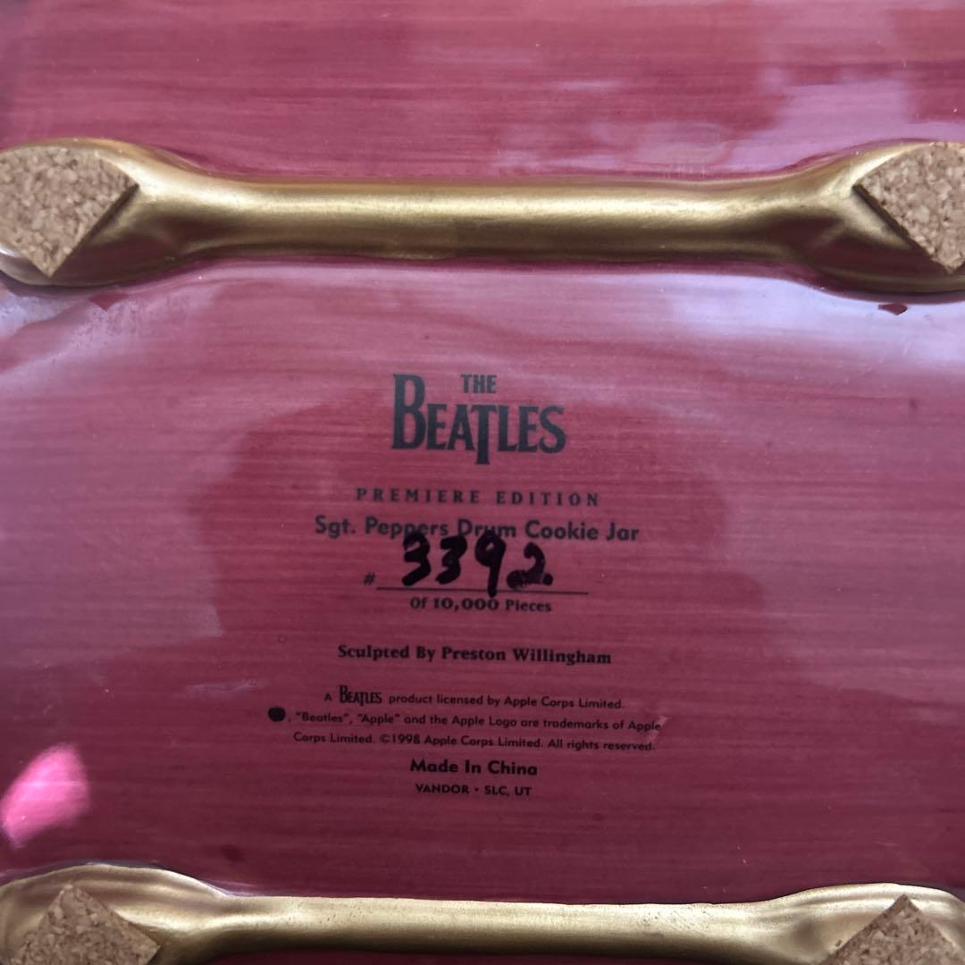 The Beatles St. Pepper's クッキージャー陶器製 限定品