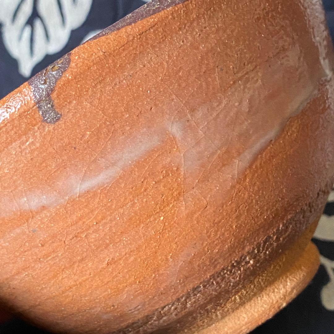 中里嘉孝　唐津皮鯨茶盌 / 唐津焼　皮鯨茶碗　共箱・共布有り