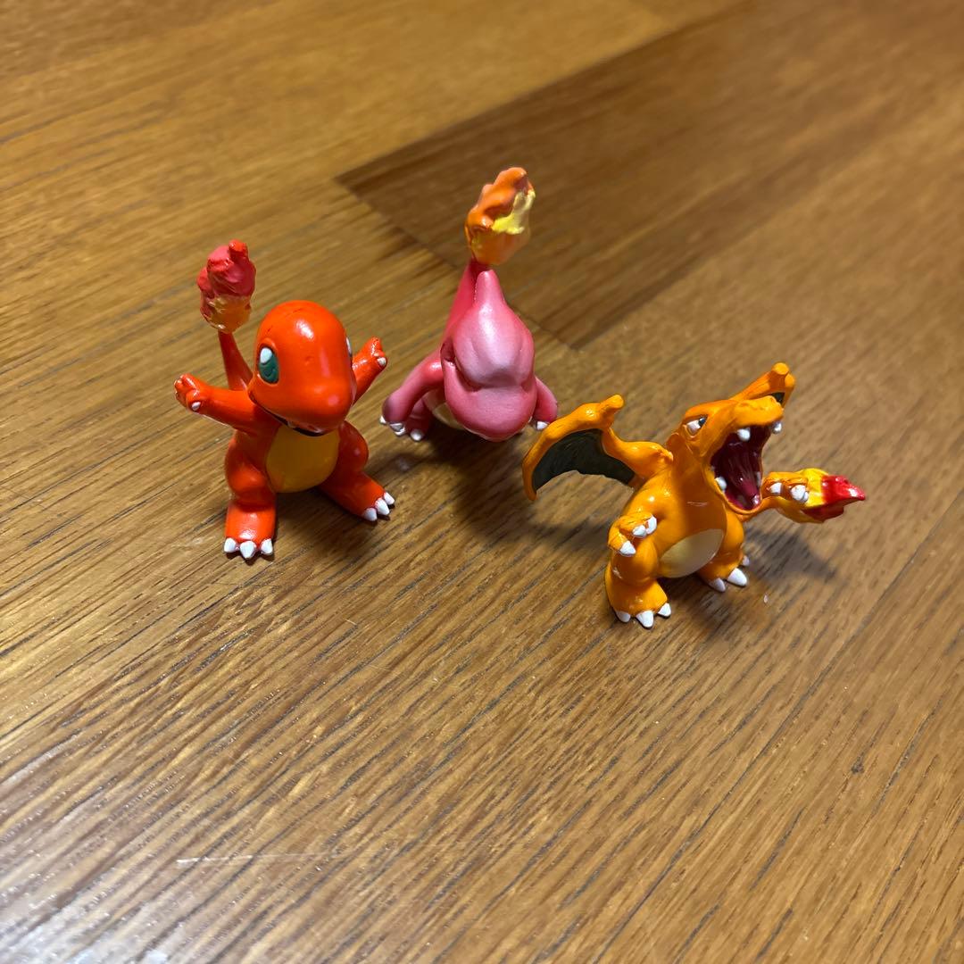 ポケモン フィギュアセット ヒトカゲ リザード リザードン モンコレ 初期