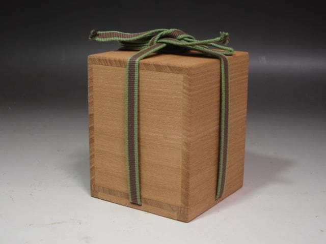 ★駒沢利斎　木地中棗　裏千家十四代淡々斎の花押がございます★x296