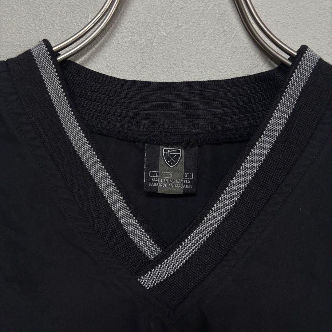 NIKE GOLFナイキ ゴルフ ベスト ジャケットｖネック ウェアー 黒 L