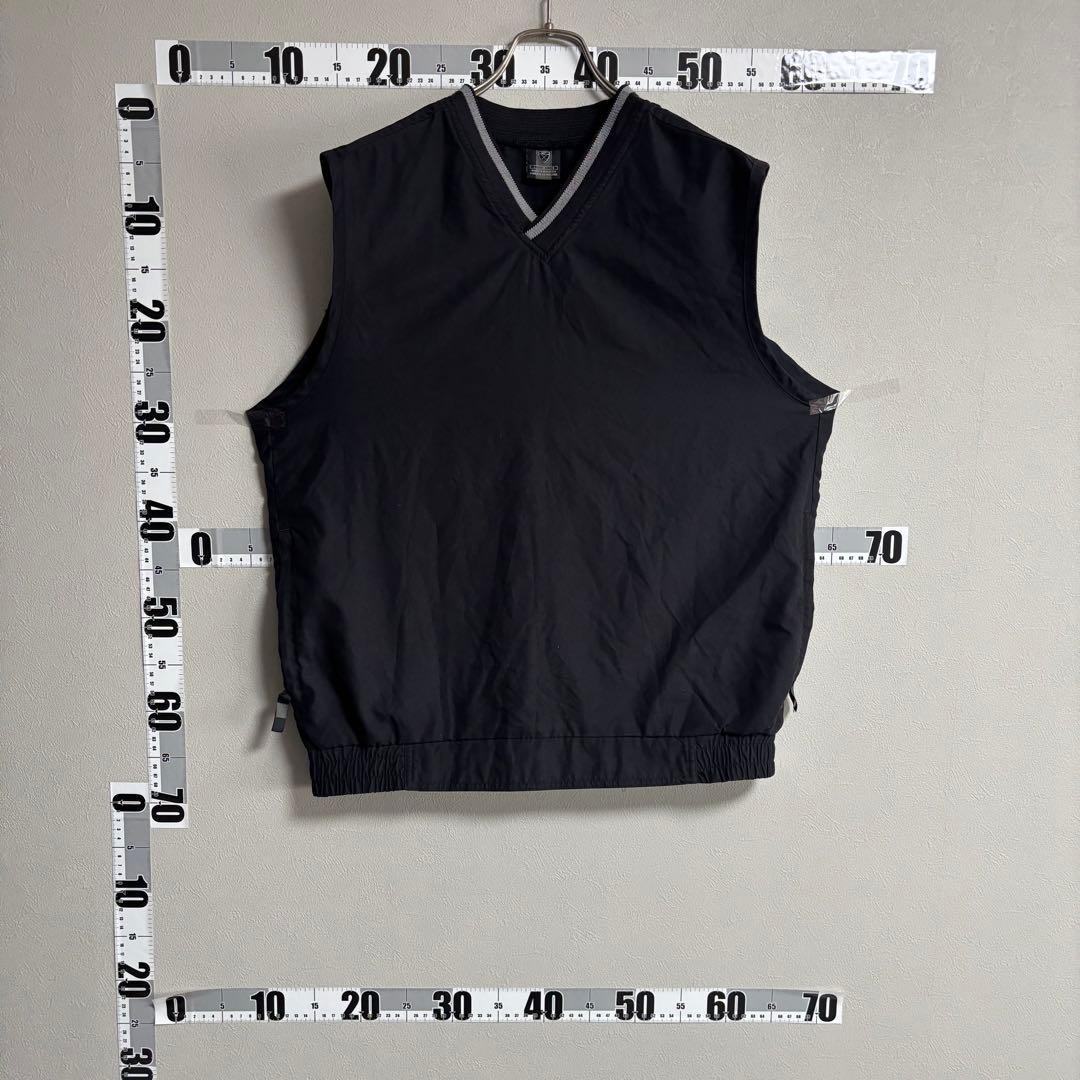 NIKE GOLFナイキ ゴルフ ベスト ジャケットｖネック ウェアー 黒 L