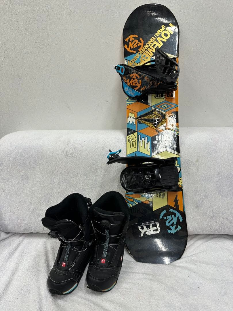 ！K2 Mini Turbo スノーボード　110cm キッズ用　セット