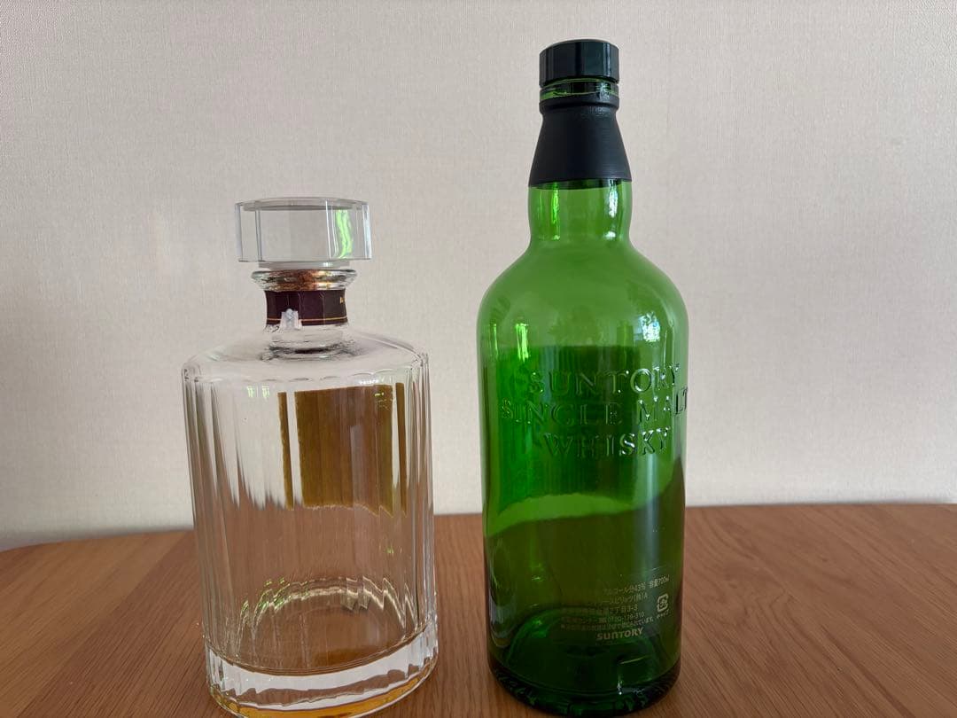 白州 25年 & 響 30年 (ウィスキー残あり)空き瓶セット