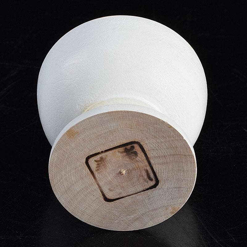 茶道具　東大寺古材　会田栄治・杉村和作　赤銅合子写　香合　共布共箱　MR9441