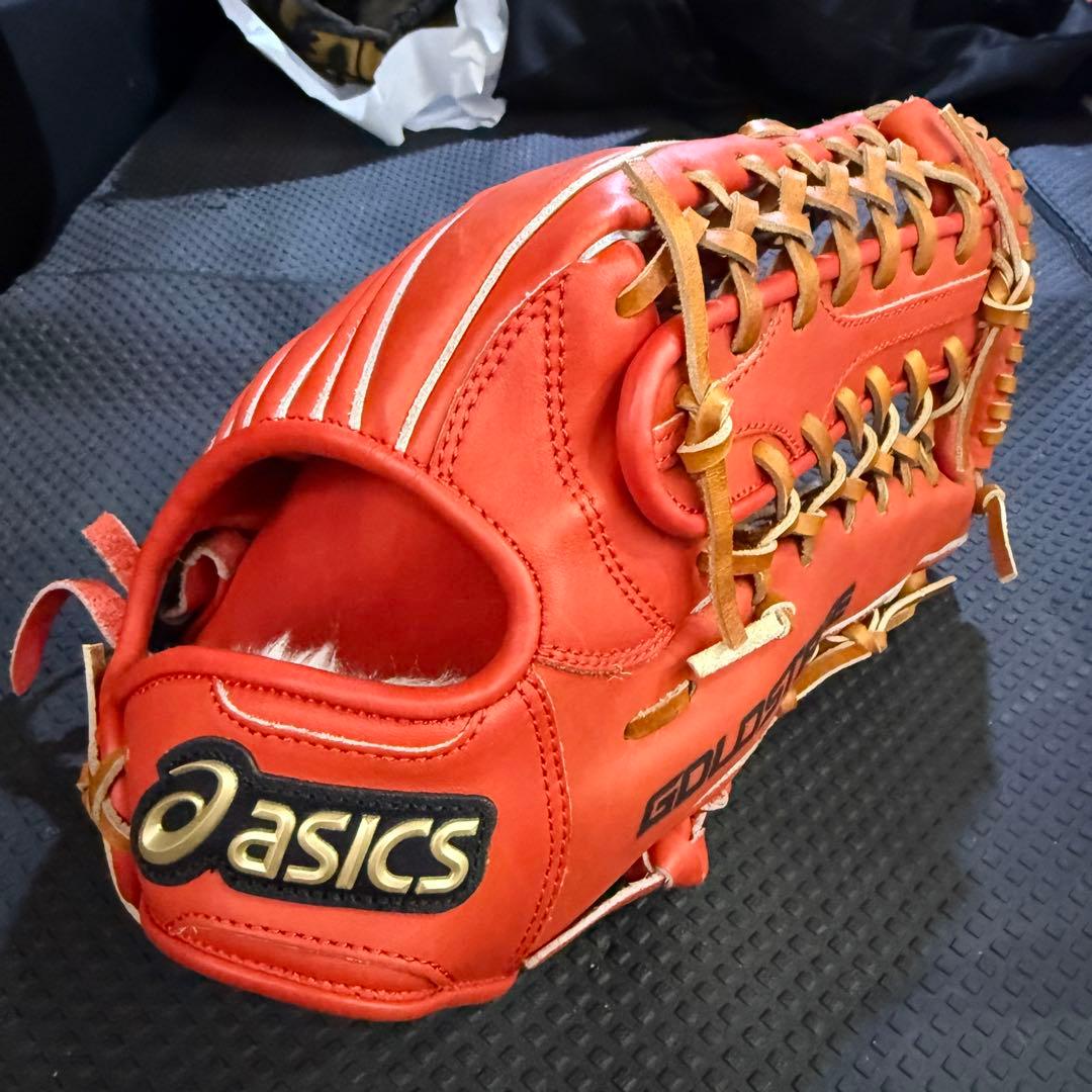 ASICS GOLDSTAGE グローブ BGR5LU 軟式 外野用 アシックス
