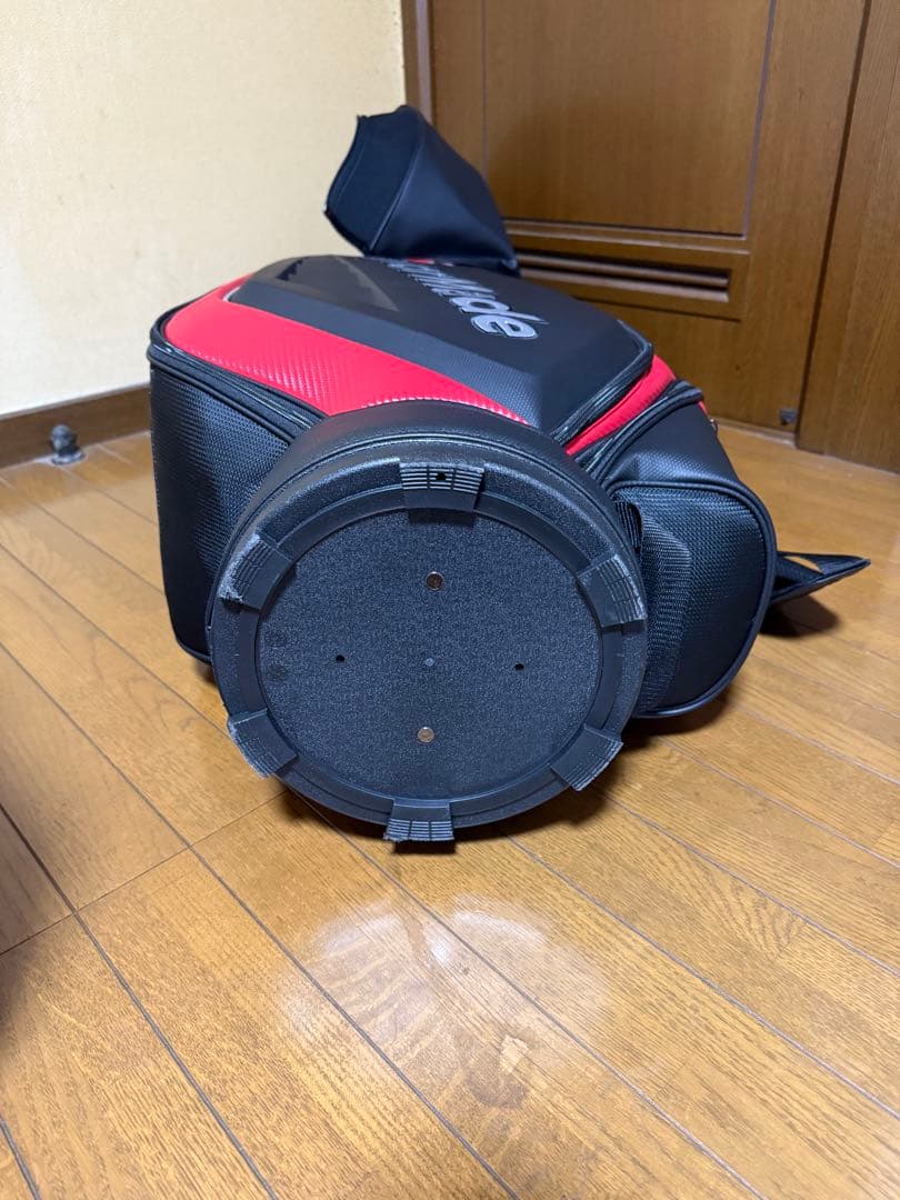 テーラーメイド オーステック ゴルフバッグ TJ083 ブラック×レッド