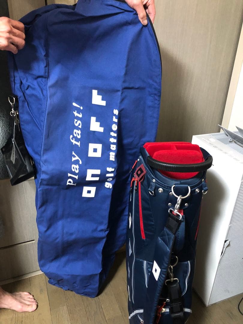 オノフ　キャディバック　美品9型　トラベルカバー付き