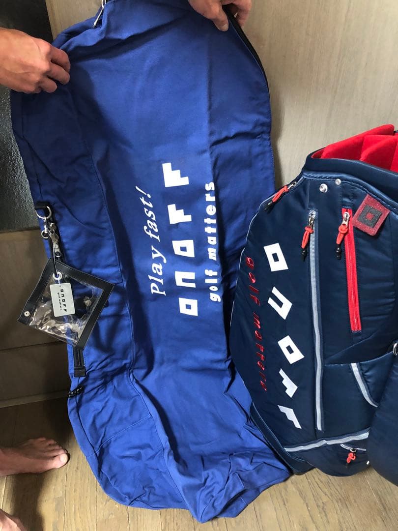 オノフ　キャディバック　美品9型　トラベルカバー付き