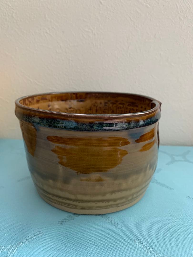 高取　建水　14代　味楽作　骨董