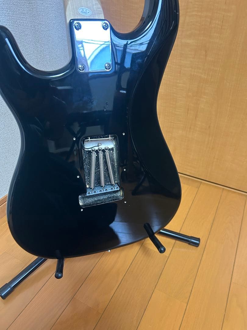 SELDERストラトキャスタータイプ黒 シングルコイル