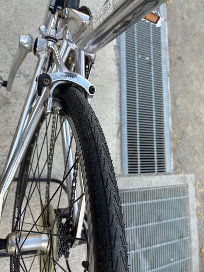 【GIANT MR4】折りたたみ 自転車 24インチ シルバータイヤ交換済