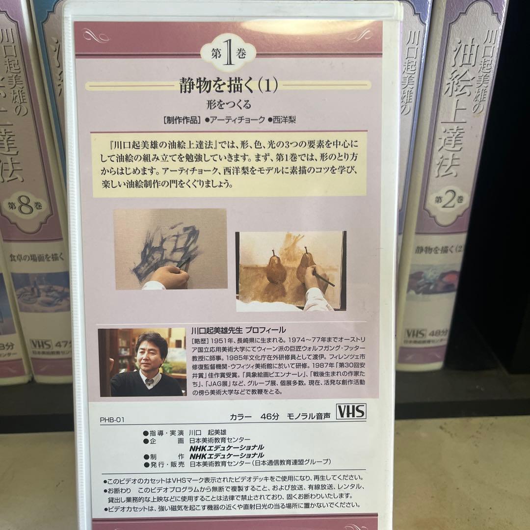 油絵　VHS 筆　セット