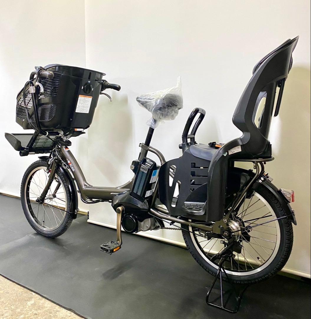 1年保証 送料無料　ヤマハ　パスキッス　20インチ　グレー色　電動アシスト自転車