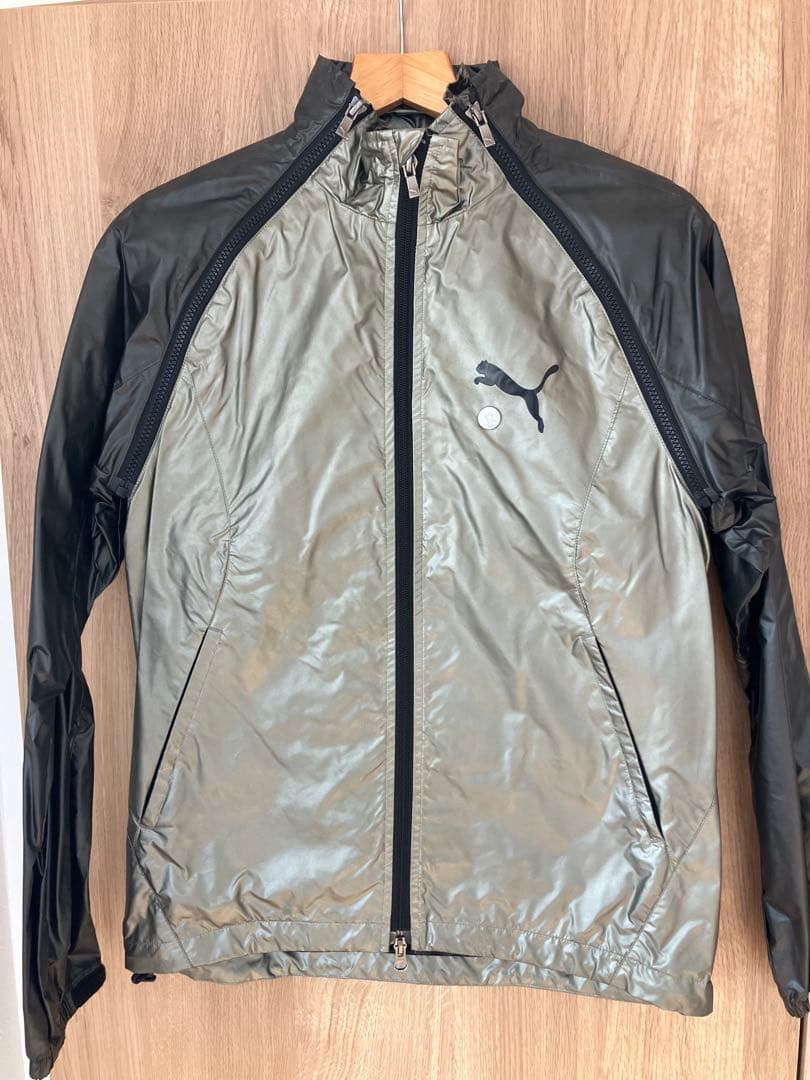 Puma ウィンドブレーカー オリーブグリーン/ブラック