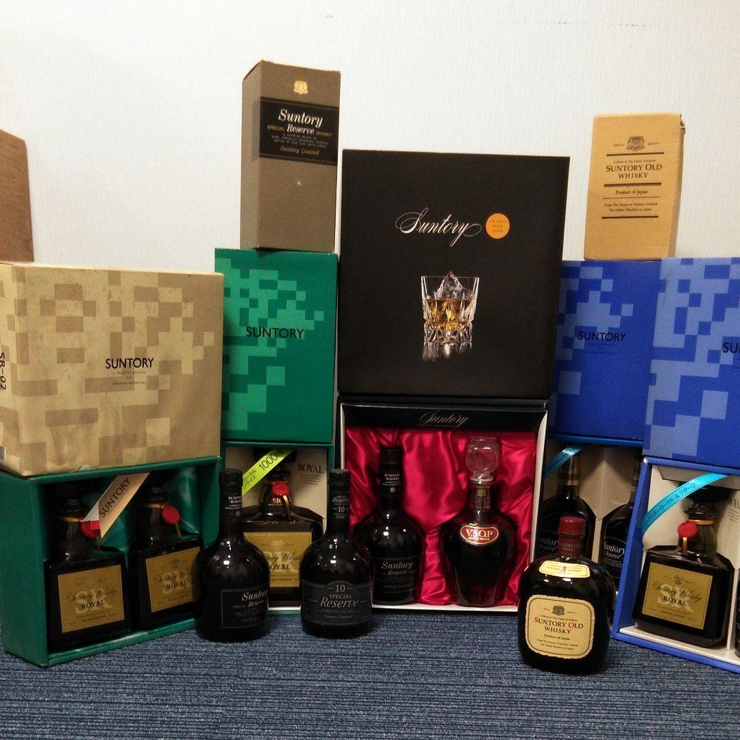 【値下げ】サントリーウイスキー12本セット SRラベルローヤル