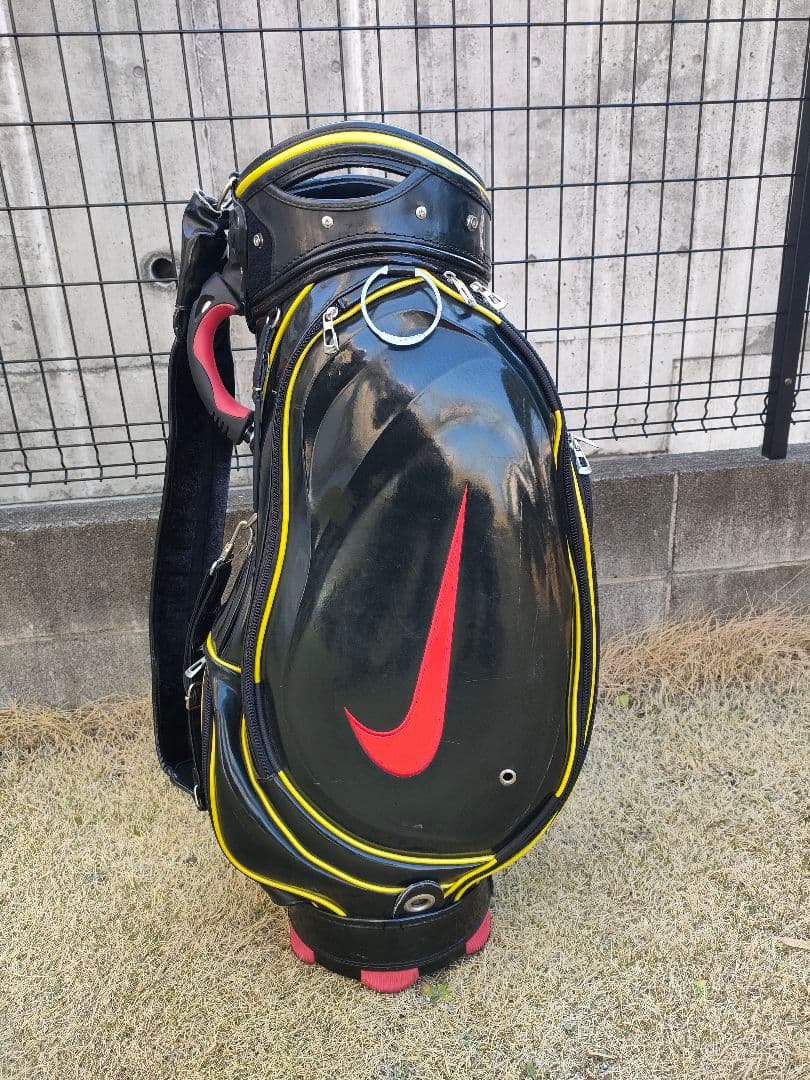 希少　廃盤　激レア　NIKE ナイキゴルフ　キャディバッグ　ビックロゴ　9.5型