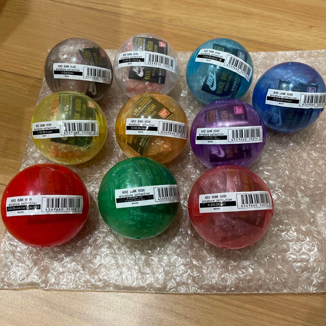 NIKE DUNK HIGH スニーカーガチャ 全種 コンプリート